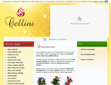 Tablet Screenshot of cellinipiante.it